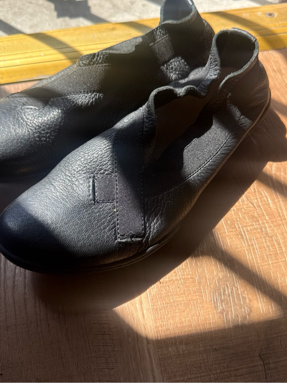 Trippen women’s Black Slip-On Leather Comfort Shoes